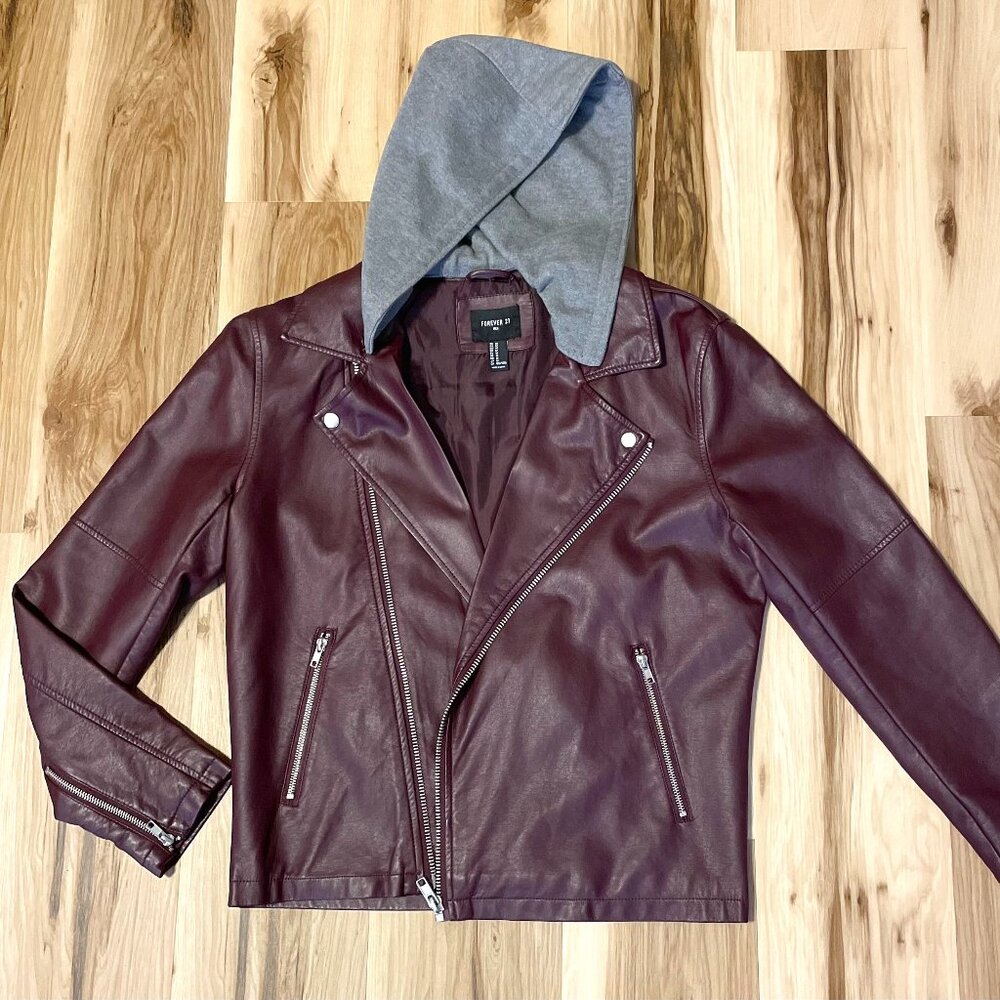 Forever 21 Brown Leather Jacket
